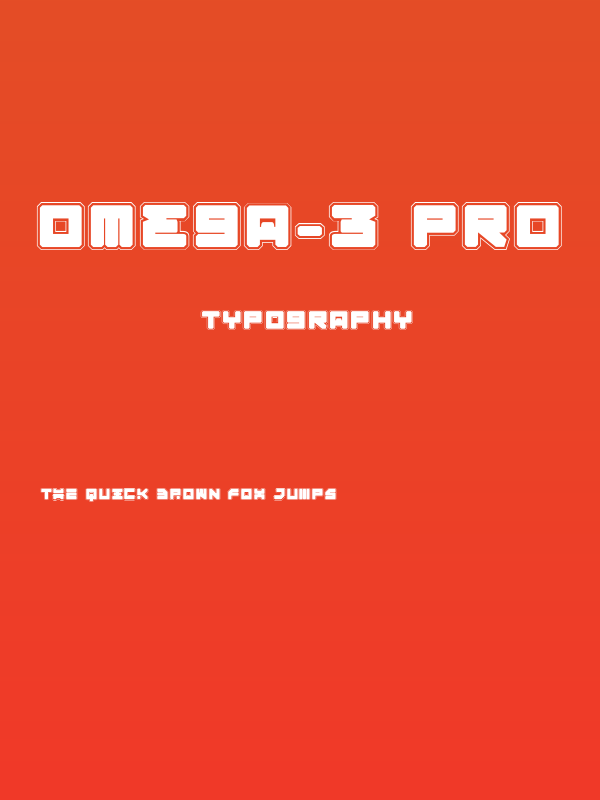 Omega-3 Pro Poster