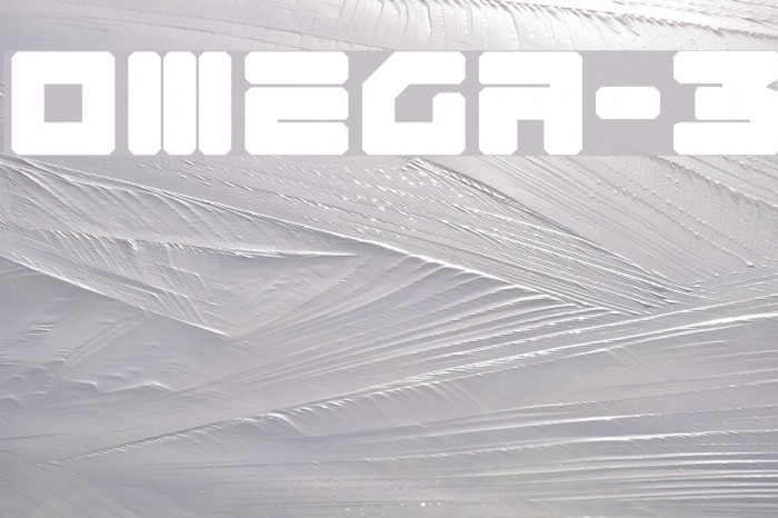 Omega-3 Font examples