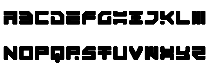Omega-3 Font LOWERCASE