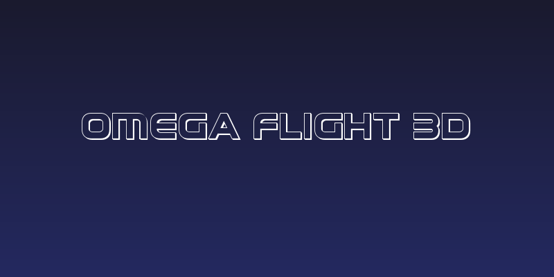 Omega Flight 3D Social Header