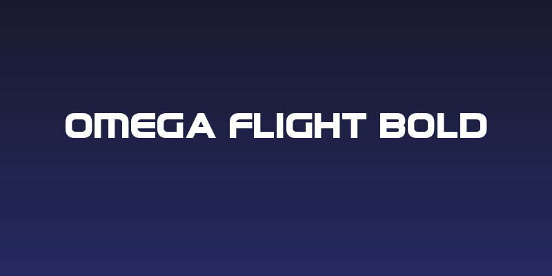 Omega Flight Bold Social Header