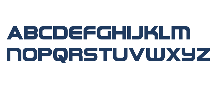 Omega Flight Bold Lowercase