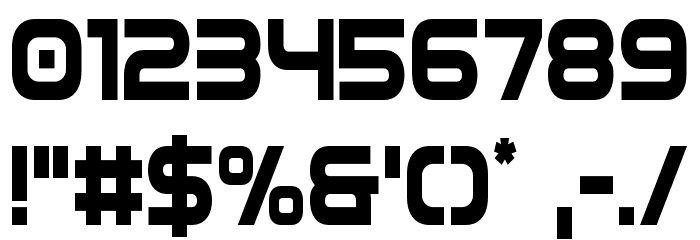 Omega Flight Condensed Font OTHER CHARS