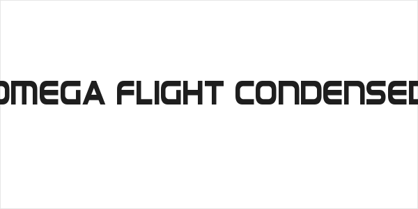 Omega Flight Condensed Logo