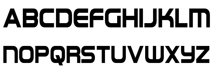 Omega Flight Condensed Font LOWERCASE
