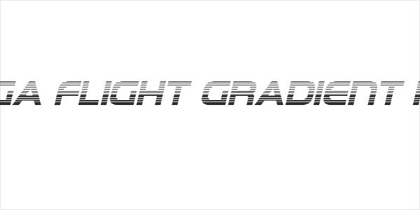 Omega Flight Gradient Italic Logo