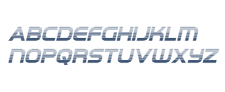Omega Flight Gradient Italic Lowercase