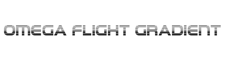 Omega Flight Gradient  Скачать бесплатные шрифты