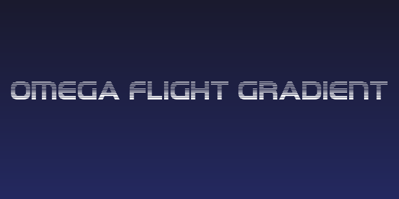 Omega Flight Gradient Social Header