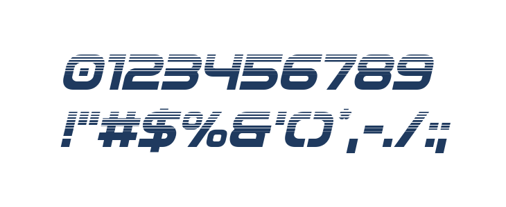 Omega Flight Halftone Italic Other Characters