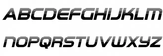 Omega Flight Halftone Italic Schriftart Groß