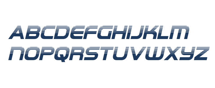 Omega Flight Halftone Italic Lowercase