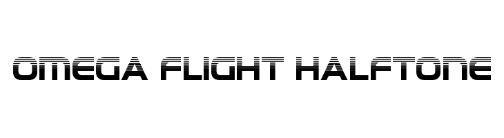 Omega Flight Halftone  لخطوط تنزيل