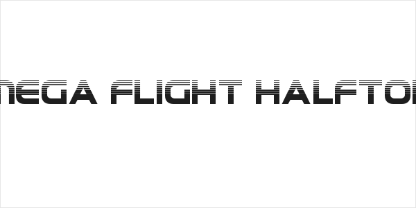 Omega Flight Halftone Logo