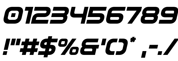 Omega Flight Italic Font OTHER CHARS