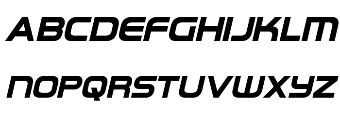 Omega Flight Italic Font LOWERCASE