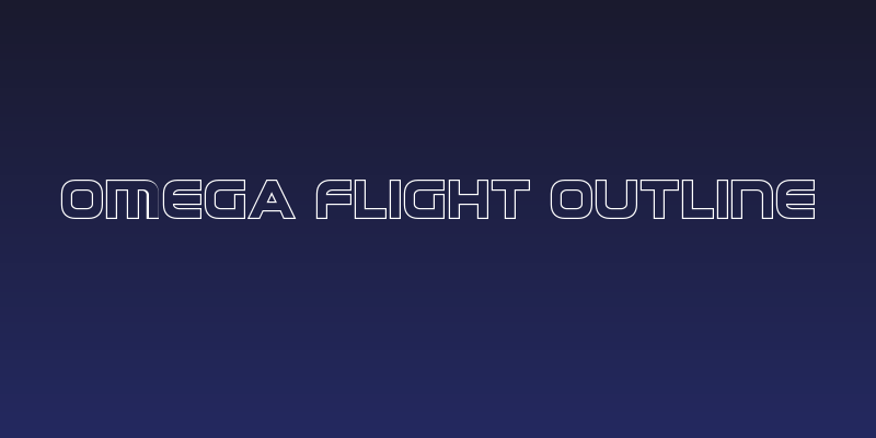 Omega Flight Outline Social Header
