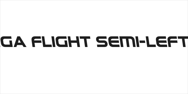 Omega Flight Semi-Leftalic Logo