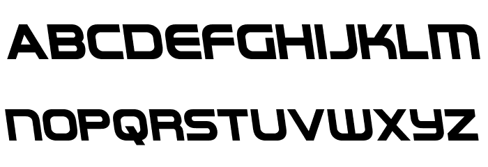 Omega Flight Semi-Leftalic Font LOWERCASE