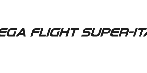 Omega Flight Super-Italic Logo