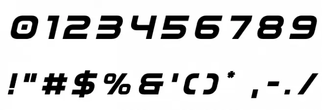 Omega Flight Title Italic Font OTHER CHARS