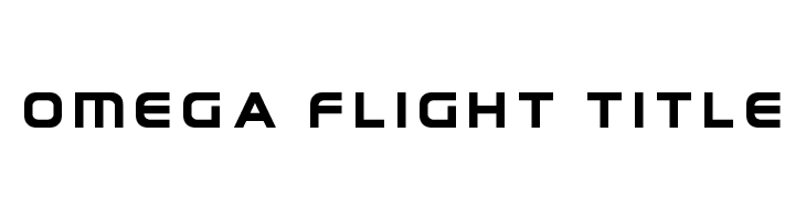 Omega Flight Title  Descarca Fonturi Gratis