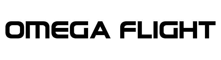 Omega Flight  フリーフォントのダウンロード