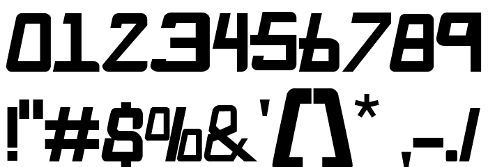Omega Rex Bold Font OTHER CHARS