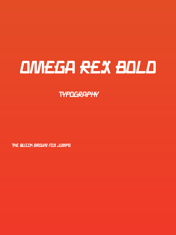 Omega Rex Bold Poster