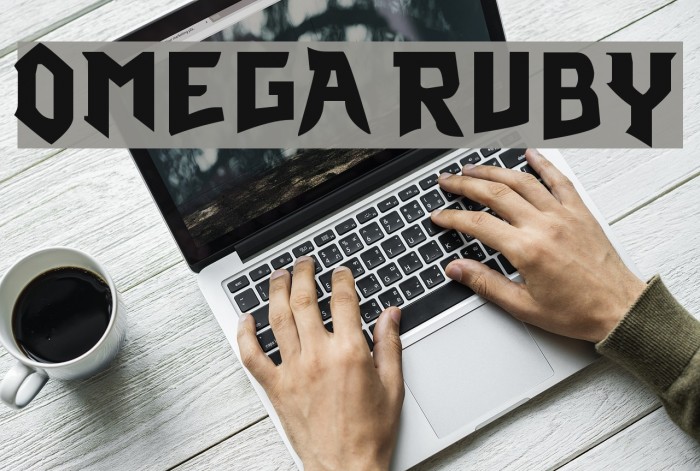 Omega Ruby Font examples