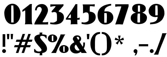 OmegaCAT Font OTHER CHARS