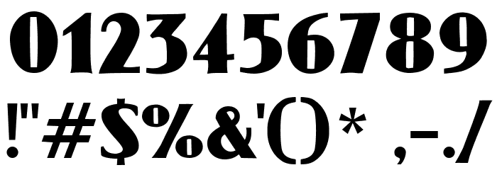 OmegaCAT Font OTHER CHARS