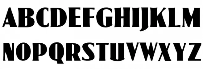 OmegaCAT Schriftart Groß