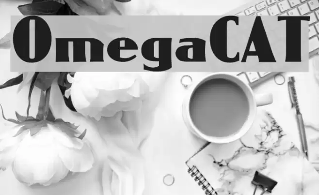 OmegaCAT Font examples