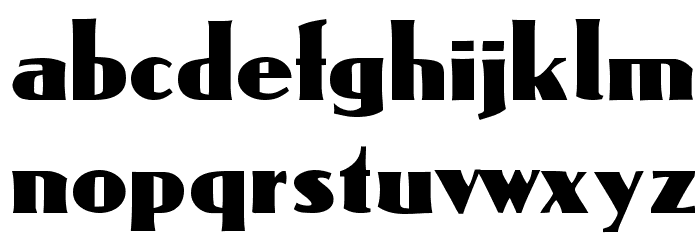 OmegaCAT Font LOWERCASE