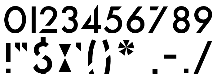 OmegaCentauri Font OTHER CHARS