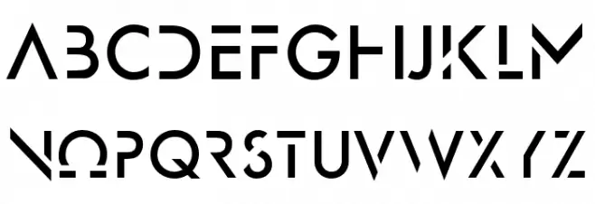 OmegaCentauri 字体 大写