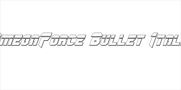 OmegaForce Bullet Italic Logo