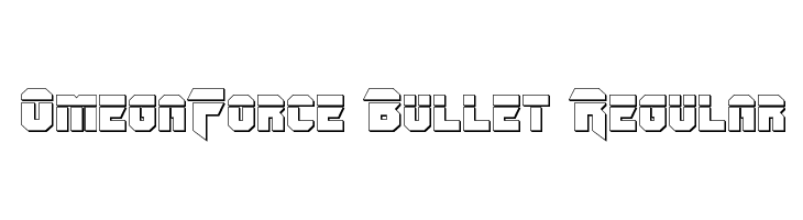 OmegaForce Bullet Regular  baixar fontes gratis