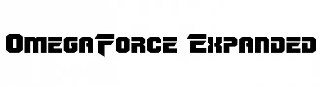 OmegaForce Expanded  Fuentes Gratis Descargar