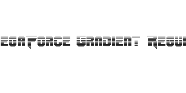 OmegaForce Gradient Regular Logo