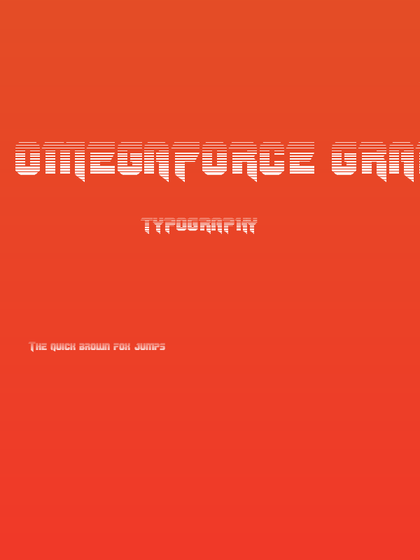 OmegaForce Gradient Regular Poster