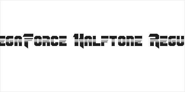 OmegaForce Halftone Regular Logo