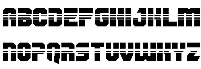 OmegaForce Halftone Regular Font LOWERCASE