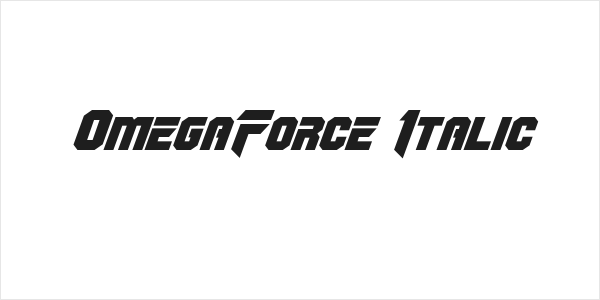 OmegaForce Italic Logo