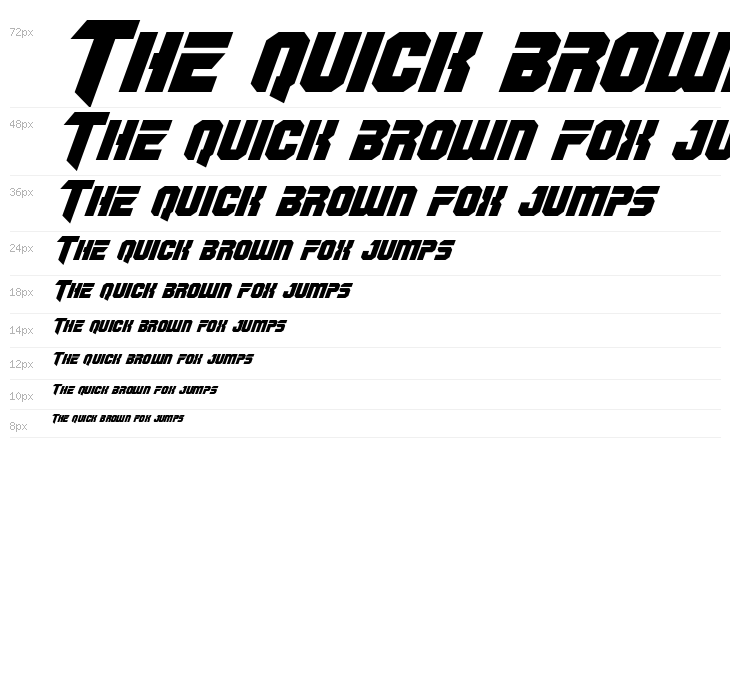 OmegaForce Italic Waterfall