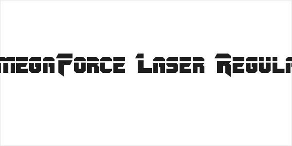 OmegaForce Laser Regular Logo