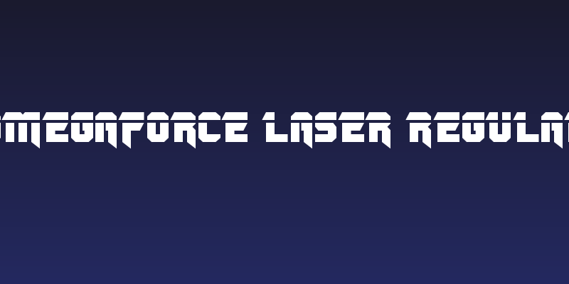 OmegaForce Laser Regular Social Header