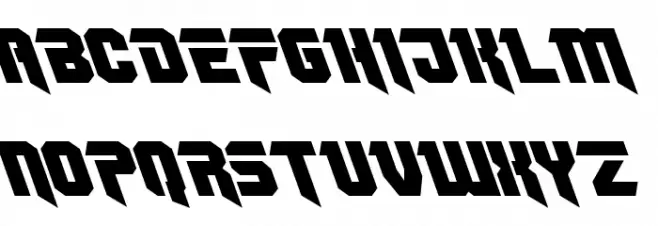 OmegaForce Leftalic フォント 大文字