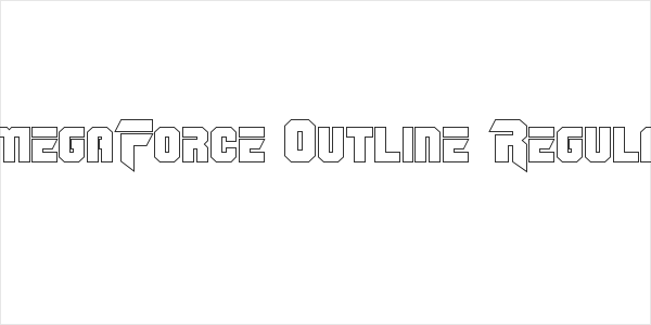 OmegaForce Outline Regular Logo